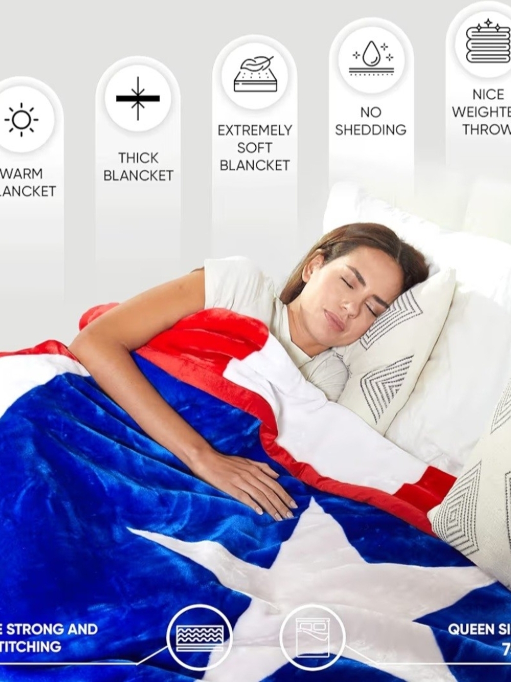 Puerto Rico Flag | Fleece Blanket